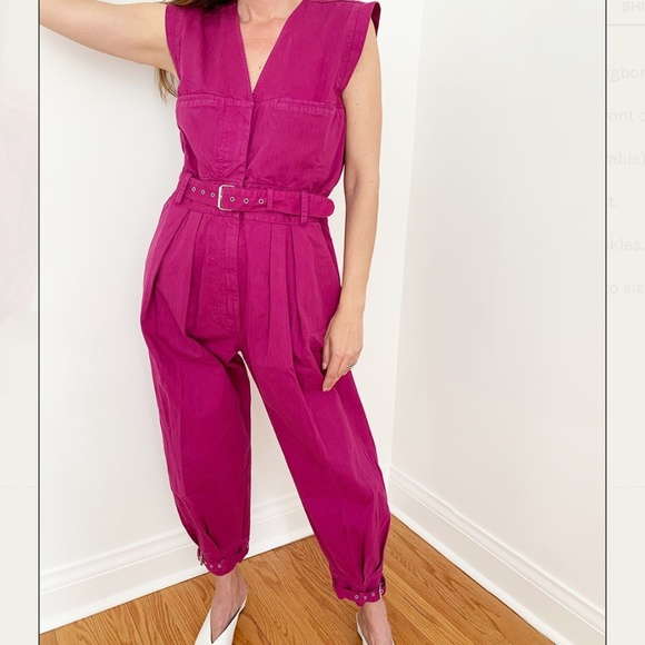 Rachel Comey Sahara Jumpsuit in Raspberry - Picture 1 of 12